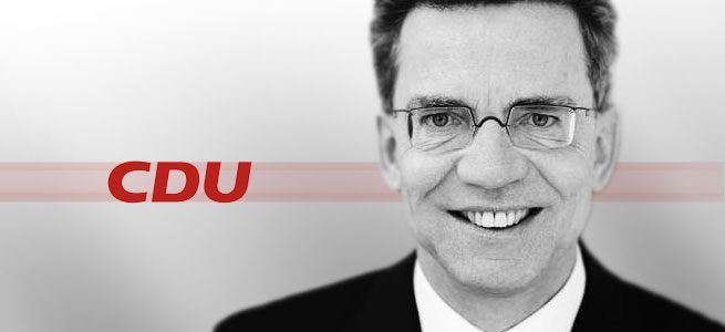 "Mehrwert durch Vielfalt" - Integration als Schlüsselaufgabe Bundesinnenminister Thomas de Maizière (CDU) © bearb. MiG