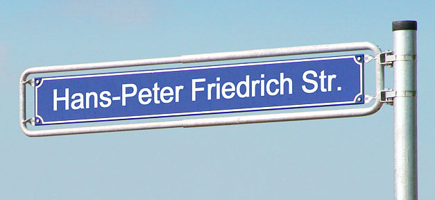 Einbahnstraße oder Sackgasse, versteht sich Hans-Peter Friedrich Straße? © MiG