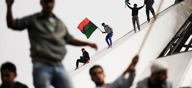 Libyen, Demonstration, Gaddafi, Sturz, Krieg, Migration, Flüchtlinge