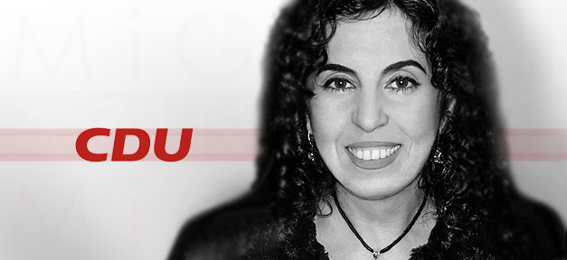 "Wir diskutieren die Thematik Integration zu Tode" Emine Demirbüken-Wegner, Mitglied des CDU-Bundesvorstandes und sitzt seit 2006 im Berliner Abgeordnetenhaus © Demirbüken-Wegner, bearb. MiG
