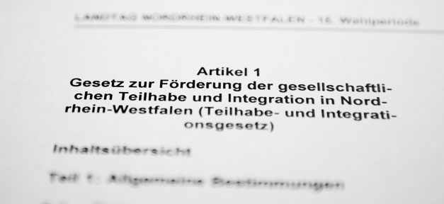 Integrationsgesetz verabschiedet – fast einstimmig Das nordrhein-westfälische Integrationsgesetz © MiG