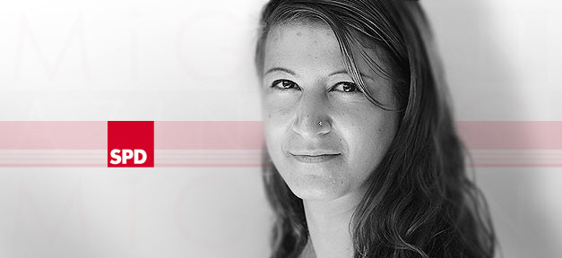 Soziale und kulturelle Vielfalt müssen durch Regelungen beschleunigt werden Derya Özkan, Politologin, arbeitet als Hauptamtliche für die SPD in Bayern © Derya Özkan, bearb. MiG