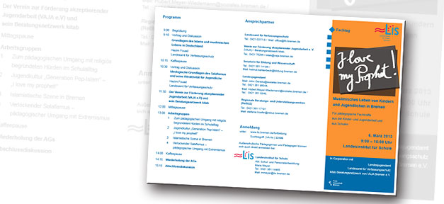 Verfassungsschutz loves Mohammed? Der Flyer zur Fachtagung "I love my Prophet!"