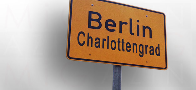 Der Berliner Stadtteil Charlottenburg wurde oftmals als „Charlottengrad“ bezeichnet. © Collage MiG