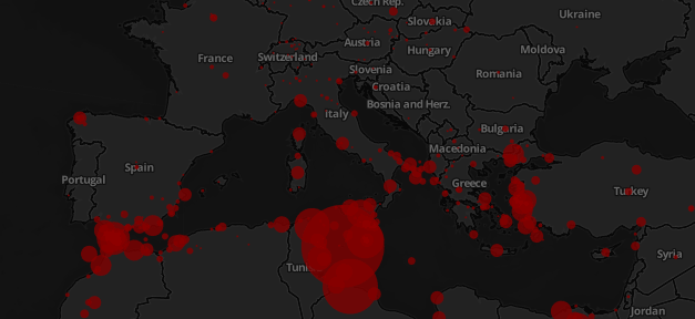 23.000 Tote und Vermisste seit dem Jahr 2000 © The Migrants Files