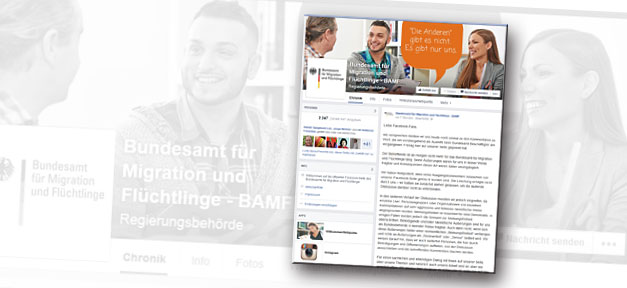 BAMF-Mitarbeiter wollte Kultivierungsseminar für "Afrostämmige" Die Facebook-Seite des Bundesamtes für Migration und Flüchtlinge (BAMF)