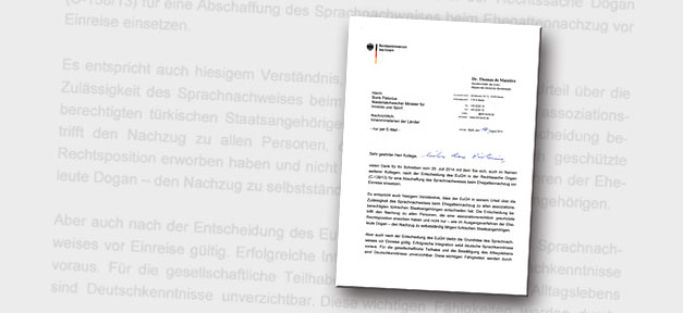 Sprachtest beim Ehegattennachzug - Niedersachsens Innenminister ohne Haltung