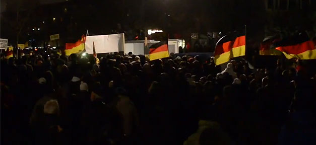 Pegida Demonstration in Dresden