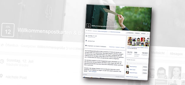 Postkarten für die Flüchtlinge in Freital Postkartenaktion für Flüchtlinge auf Facebook
