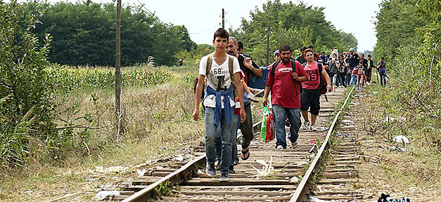 Mirzeta Haugs Geschichte von Flucht, Integration und Toleranz Flüchtlinge, Ungarn, Gleis, Bahn, Asyl, Asylbewerber