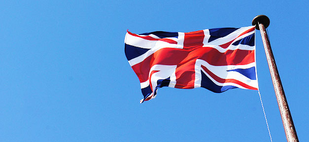 Ausstellung "Very British" im Haus der Geschichte in Bonn Großbritannien, England, Fahne, Flagge