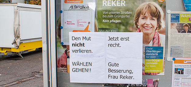Bundesanwaltschaft sieht fremdenfeindliche Motive Henriette Reker, Köln, Oberbürgermeisterin, Attentat, Messer, Fremdenfeindlichkeit