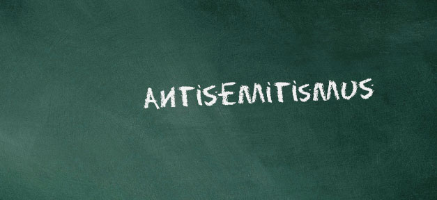 Antisemitismus bleibt Problem in Europa Antisemitismus, Juden, Tafel, Kreide, Schrift