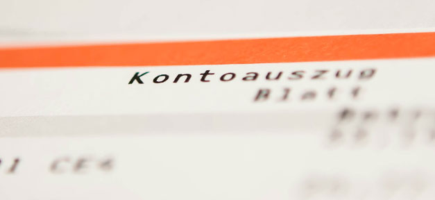 Flüchtlinge bekommen Recht auf ein Bankkonto Kontoauszug, Bank, Girokonto, Jedermannkonto, Dispokredit