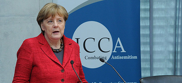 Merkel zeigt Verständnis für wachsende Sorge vor Antisemitismus Angela Merkel, Antisemitismus, Rede, Bundeskanzlerin, Merkel