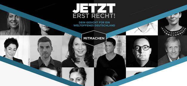 Online-Bekenntnis gegen Rechtsextremismus Gesicht zeigen, Rassismus, Initiative, Flüchtlinge