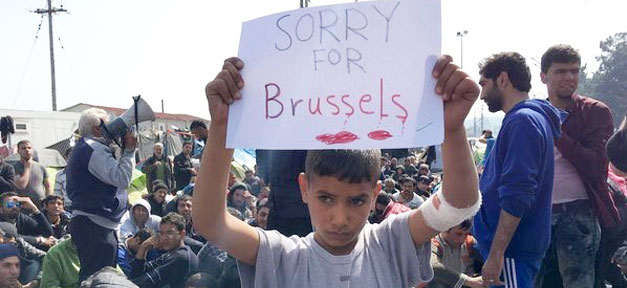 Breite Bestürzung über Anschläge in Brüssel brussels, bruxelles, terror, fluechtling, terrorismus