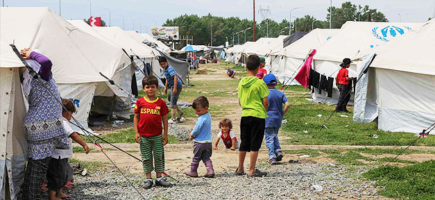 Zahl der Binnenflüchtlinge weltweit auf höchstem Stand Idomeni, Flüchtlinge, Griechenland, Flüchtlingskrise, Zelt