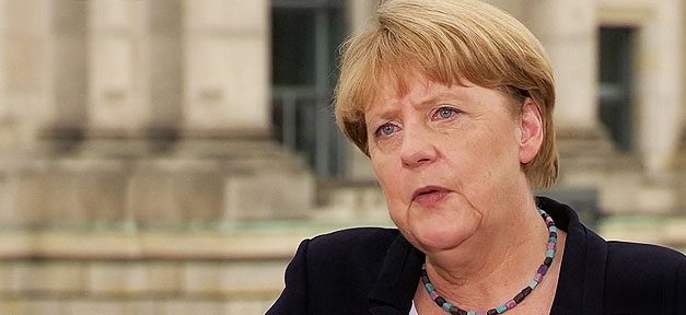 Bin für die Dinge politisch verantwortlich Angela Merkel, Interview, Bundeskanzlerin, Portrait