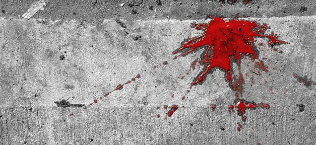 Kinder und Jugendliche oft Opfer rechter Gewalt Blut, Mord, Verbrechen, Rot, Totschlag, Straftat