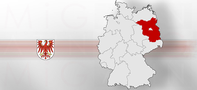 Rechtsextreme Kriminalität weiter gestiegen Brandenburg, Karte, Bundesland, Deutschlandkarte