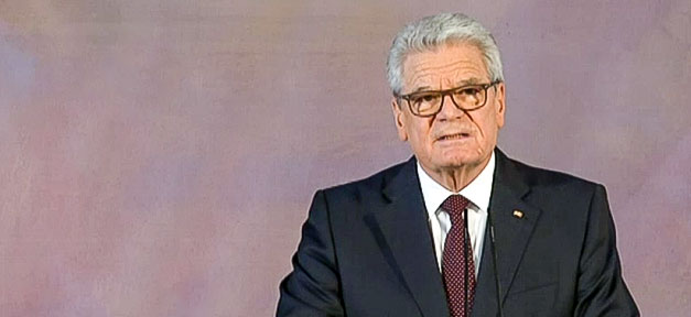 "Es zählt nicht die Herkunft, sondern die Haltung." Joachim Gauck, Bundespräsident, Präsident, Gauck, Rede, BRD