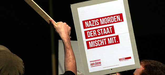 Politiker beklagen mangelnde Kooperation bei NSU-Ermittlungen Demonstration, NSU, Staat, Nationalsozialistischer Untergrund, Demo, Rechtsextremismus