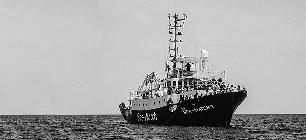 Schnelle Lösung für 49 Flüchtlinge im Mittelmeer gefordert Sea-Watch, Rettungsschiff, Mittelmmer, Flüchtlinge, Geflüchtete, Hilfe
