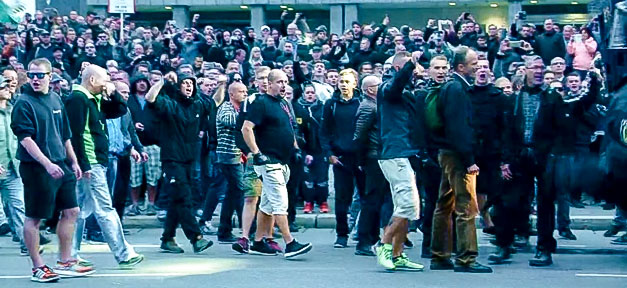 Rechtsextreme Demonstrationen seit letztem Jahr verdreifacht Chemnitz, Neonazis, Rechtsextremismus, Demonstration