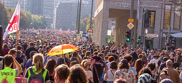 Bundesweite Unterstützung für Demo gegen Rechtsruck in Dresden Unteilbar, Demonstration, Berlin, Rassismus, Rechtsextremismus