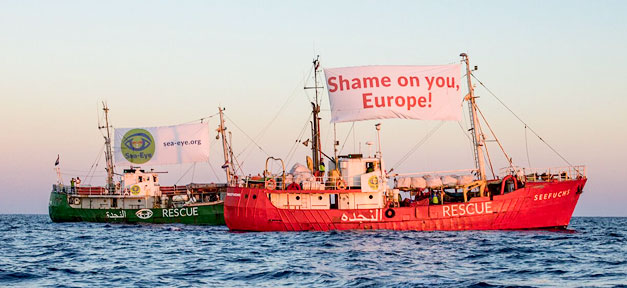 Rettungsschiff erhält Namen des ertrunkenen Alan Kurdi Sea Eye, Rettungsschiff, Seenotretter, Flüchtlinge