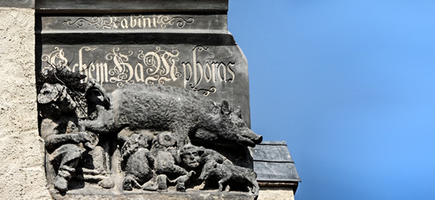 Wittenberger "Judensau" darf bleiben Judensau, Wittenberg, Lutherstadt, Antisemitsmus