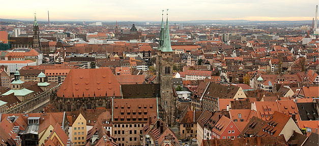 Heimatbegriff im Umbruch - Nationalgefühl weniger wichtig Nürnberg, Stadt, Dächer, Panorama, Heimat