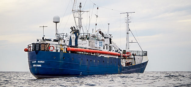 14 EU-Staaten stimmen Notfallmechanismus "im Grundsatz" zu Alan Kurdi, Rettungsschiff, Seenotretter, Sea Eye, Mittelmeer