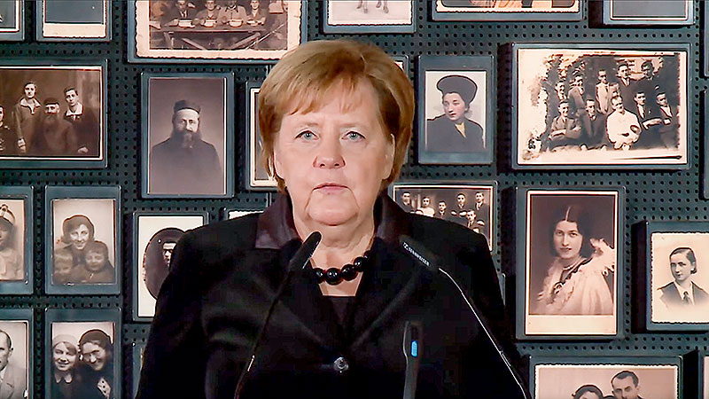 Merkel in Auschwitz: "Ich empfinde tiefe Scham" Angela Merkel, Auschwitz, Kontentrationslager, Antisemitismus, Nationalsozialismus
