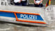 Bootstour mit Hakenkreuz-Fahne und Hitlergruß Polizei, Wasser, Wasserpolizei, Boot, Fluss