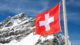 Schweiz will Aufnahme ukrainischer Flüchtlinge einschränken Schweiz, Flagge, Berge, Schweizer Berge, Alm, Fahne