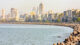 Die Temperaturen in Südasien steigen auf gefährliche Rekordwerte Mumbai, Indien, Stadt, Skyline, Meer, Küste