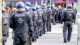 Erneut Ermittlungen wegen polizeiinterner Chats Polizei, Berlin, Einsatz, Straße, Demonstration, Hundertschaft