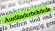 Vorschläge zur Entlastung der Ausländerbehörden Ausländerbehörde, Ausländeramt, Schrift, Textmarker