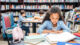 Migranten-Kinder müssen besser in der Schule sein, keinen Mist bauen Schüler, Bibliothek, Schule, Bücher, Bildung, Lesen