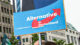 AfD macht auf Plakat Wahlkampf mit verbotener SA-Losung AfD, Alternative für Deutschland, Partei, Demo, Demonstration, Schild, Logo