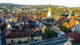 Stadt, Bretten, Kirche, Häuser, Panorama, Deutschland, Baden-Württtemberg