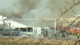Feuer, Brand, Flüchtlingsunterkunft, Rauch, Feuerwehr, Flüchtlingsheim