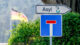 Faeser legt Gesetzentwürfe zu EU-Asylreform vor Asyl, Flüchtlinge, Fahne, Deutschland, Sackgasse, Schild, Verkehrsschilder
