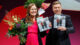 Linken-Chefin Wissler attackiert Ampel und BSW für Flüchtlingspolitik Janine Wissler, Martin Schirdewan, Die Linke, Abschied, Blumen, Politik