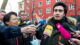 Nach Merkel-Selfie: Ein Flüchtling und sein neues Leben Anas Modamani, Flüchtling, Mikrofon, Journalist, Medien, Angela Merkel, Selfie