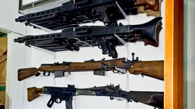 Waffen, Gewehr, Polizei, Waffensammlung, Waffenlager